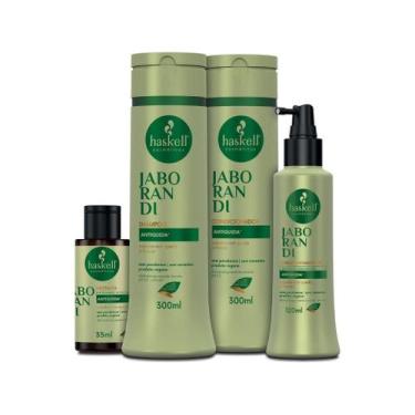 Imagem de Kit Haskell Jaborandi Antiqueda 300ml (4 itens)