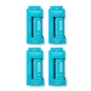 Imagem de 4UN Spray Bucal Kess Fresh&Go Classic Mint