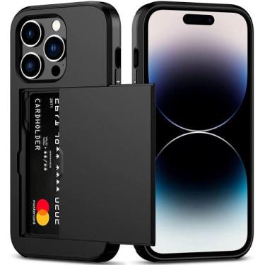 Imagem de Capa Carteira Porta Cartão Embutido para o iPhone 14 Pro / 14 Pro Max 