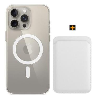 Imagem de Capa Magsafe + Carteira Compatível iPhone 14 / 14 Pro / 14 Pro Max e P
