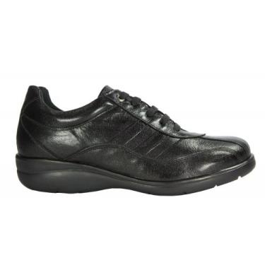 Imagem de Sapatênis Feminino Confort em Couro Preto - Cód 61072 - Porto Free, 36