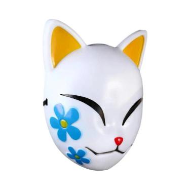 Imagem de Máscara De Demônio Raposa Para Cosplay Sabito Makomo Tanjiro, Máscaras