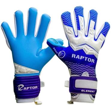 Imagem de Luva de Goleiro Profissional Raptor Element, Água, 10