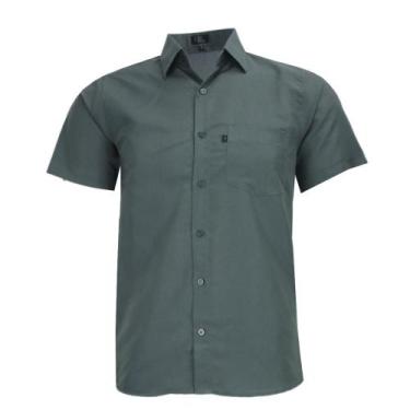 Imagem de Camisa Social LBL Masculina Manga Curta Com Bolso Dia A Dia 3028 - AMI