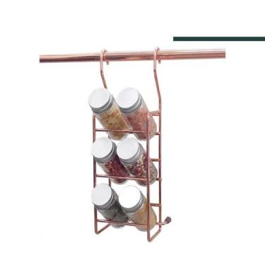 Imagem de Jomer - Porta Temperos 06 Vidro Cobre 2789