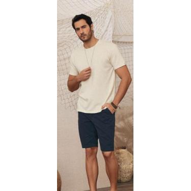 Imagem de Camiseta masc. linho Tendenza, Linho, M