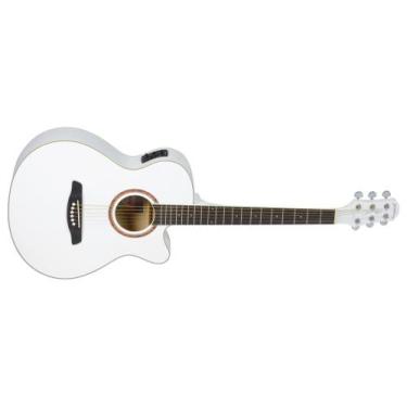 Imagem de Violão Eletroacústico Aço Berlin BE30C WH Branco Strinberg