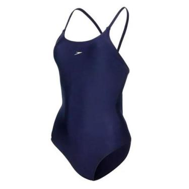 Imagem de Maio de Natação Speedo Skinny Xtra Life Feminino Costas Aberta, Gg, Ma