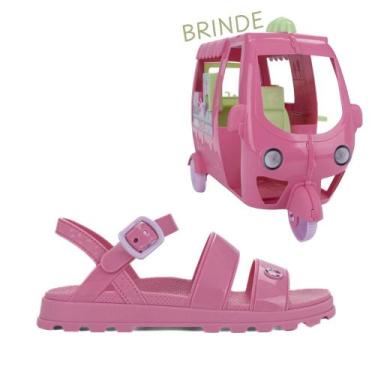 Imagem de Sandália Infantil Feminina Barbie Sorveteria Grendene Kids 23221 Rosa 
