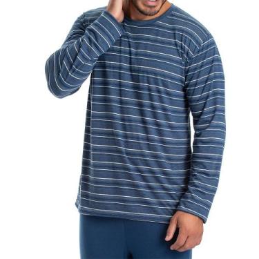 Imagem de Pijama Masculino Longo Viscolycra - 08.02.008 - Toque Intimo, M