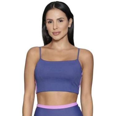 Imagem de Top Run More So Classic Feminino, Azul, M