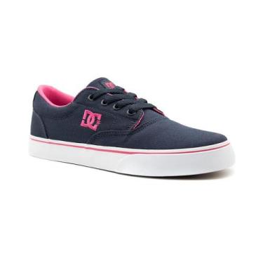 Imagem de Tênis DC Shoes New Flash 2 TX Feminino Navy/Pink/White, Gulf blue, 35