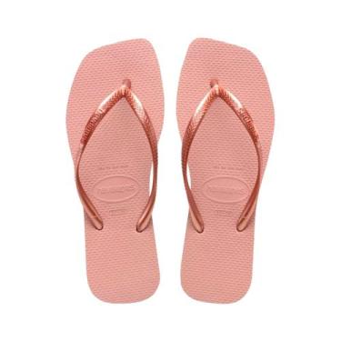Imagem de Chinelo havaianas slim square, Rosa, 37