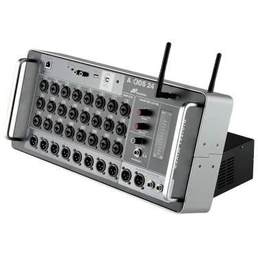Imagem de Mesa de Som Digital Axios 24 com 24 Entradas Combo e 8 Saídas Auxiliares Wi-Fi e Usb Duonn Sound