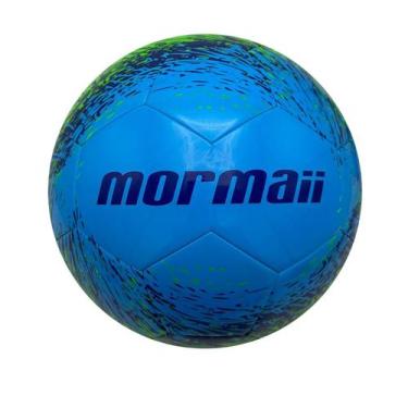 Imagem de Bola De Futebol Mormaii Spin Training Verde e Azul FC5-225-GRFL