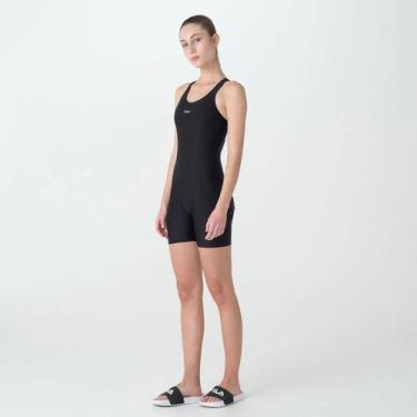 Imagem de Maiô Long Fila Twice Feminino Preto, EG