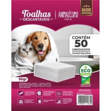 Imagem de Toalhas Descartáveis com 50 Unidades - ANIMALISSIMO