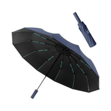 Imagem de Guarda-chuva Automático Grande À Prova De Vento Com Proteção UV Para T
