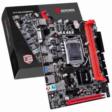 Imagem de Placa Mãe H110-KDGNV Socket LGA 1151 VGA DDR4 Original Uso Profissional e Pessoal Keepdata