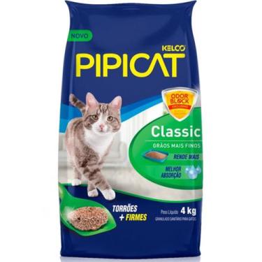 Imagem de Areia Higiênica Pipicat Classic para Gatos 12Kg