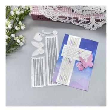 Imagem de Matrizes de corte para scrapbooking FAWENUCY em metal 14 x 11 cm