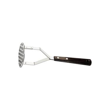 Imagem de Amassador de Batatas Polywood Utensílio para Purê Lâmina Aço Inox Cabo Madeira Tratada Castanho Tramontina