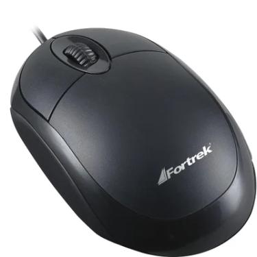 Imagem de Mouse Fortrek Óptico, USB, 800 DPI, Preto - OML101