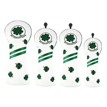 Imagem de shamjina 4pcs Cabeça de Taco de Golfe à D'água, Branco