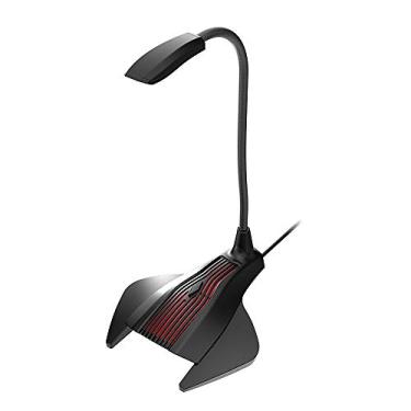 Imagem de Microfone C3Tech Gaming omnidirecional em 360° e Haste ajustavel para podcasting, streaming de jogos, chamadas pelo Skype, YouTube ou música P2 Preto - MI-G10BK