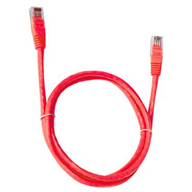 Imagem de Cabo de Rede UTP (Patch Cord) RJ45 Cat 5e - 1.5 metro - Vermelho - Plus Cable PC-ETHU15RD
