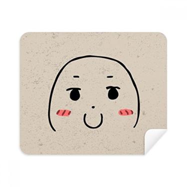 Imagem de Pano de limpeza Shy Lovely Black Happy Pattern Cleaner, 2 peças, tecido de camurça