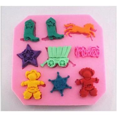 Imagem de Molde De Silicone Cowboy Contry