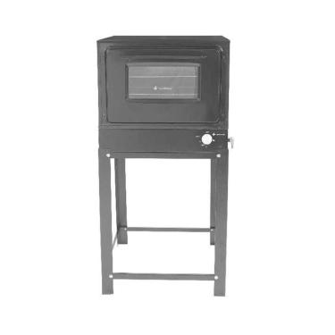 Imagem de Forno a Gás Bravo BRFPPR Com Pé PRETO - Met Venâncio