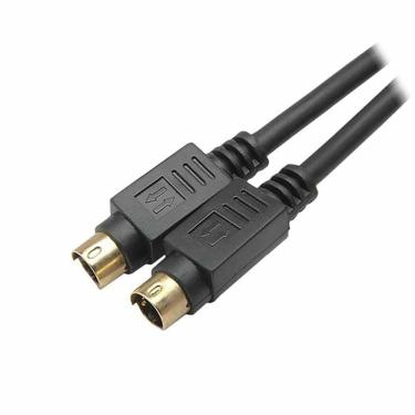 Imagem de Cabo de Vídeo para Super Vhs 2M com Plug Mini Din Dourado