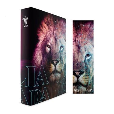 Imagem de Biblia Leão NEON - Capa Dura - NTLH + Marca Página