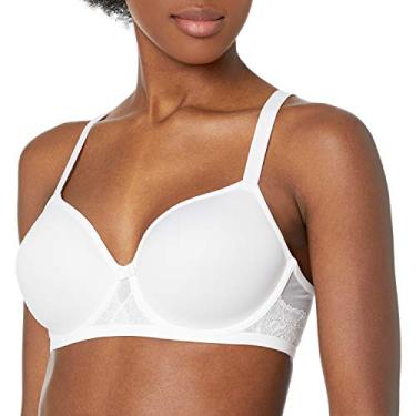 Imagem de Bali Sutiã feminino One Smooth U ultra leve com decote aberto, Branco, 36C