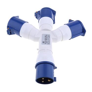 Imagem de Kokiya Tomada 220V 32A 3Pin IP44 Construção 2P+ Local Industrial Tomada Impermeável