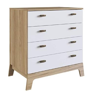 Imagem de Cômoda Completa Móveis Favo De Mel FM003ITBC Itapuã/Branca SE