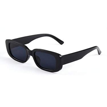 Imagem de Óculos de Sol Quadrado de Luxo Viagem Pequeno Retangular Óculos de Sol Masculino Feminino Vintage Retro Lunette De Soleil Femme,1,China