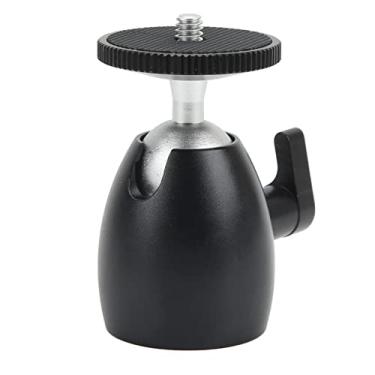Imagem de Mini cabeça de bola, botão de travamento giratório de 360 ​​graus antiderrapante, montagem de cabeça de mini bola com parafuso de 1/4 padrão para SLR para celular