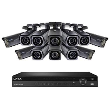 Imagem de Lorex 4KHDIP1612NI 16 Sistema de Segurança Canal w bala / 12 LNB8973 4K 4X Vari-Focal Cameras