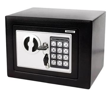 Imagem de Cofre Eletrônico Digital Teclado Com Senha + 2 Chaves To17