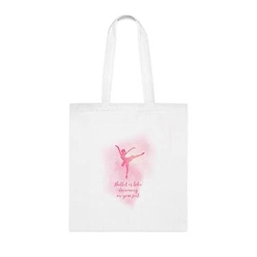 Imagem de Sacola brilhante Baking Spirits, presente divertido, bolsa de ombro, bolsas reutilizáveis, cesta de Natal de aniversário, ideia de presente, Branco