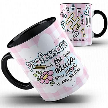 Imagem de 1d Caneca Professora a Flor que educa com amor