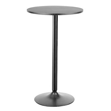 Imagem de KIZQYN Mesa de bar nórdica minimalista mesa redonda cafeteria leite chá loja negociação lazer mesa de centro pequena mesa de jantar conjunto de mesa de pub