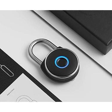 Imagem de NetBolt Cadeado inteligente com impressão digital preta 11-1116