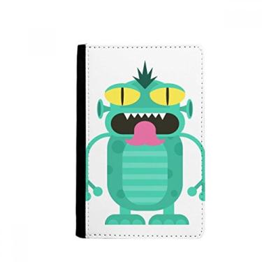 Imagem de Porta-passaporte de criatura alienígena universo e alienígena Notecase Burse capa carteira porta-cartão, Multicolor