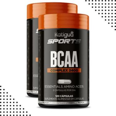 Imagem de Bcaa Sports Complex 2400 120Caps Aminoácido Protein Kit C2 - Katigua