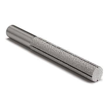 Imagem de JINGLING 13,3 mm Cilíndrico Diamante Bronze Roteador Bit Perfil Cilindro Roda Haste 1/2" Ferramentas para Pedra, 708747505153, Prata, Total Length:115mm(4-1/2 inch)