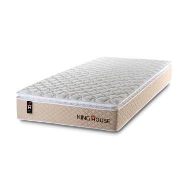 Imagem de Colchão c/ Molas Ensacadas Alford Bege Solteiro 88x188x28